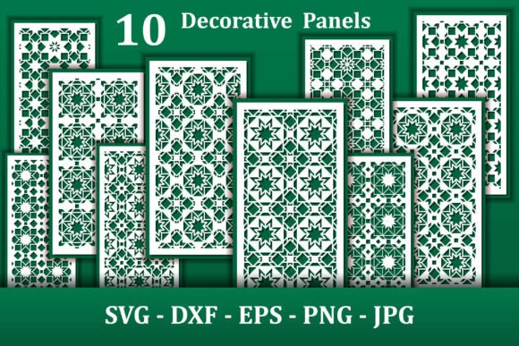10 Moroccan Wall Art Panels