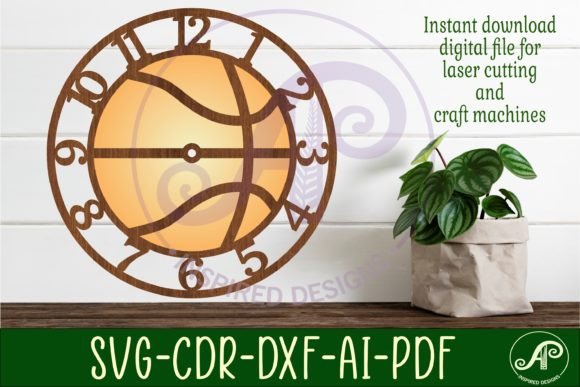 Crafting Precision: A Guide to Basketball Wall Clock Laser Cut Files