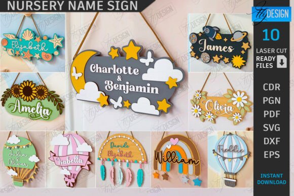 Create Custom Nursery Name Signs with CNC