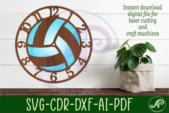 Designing Impact: The Rise of Volleyball Wall Clock Laser Cut Files in Modern Maker Spaces