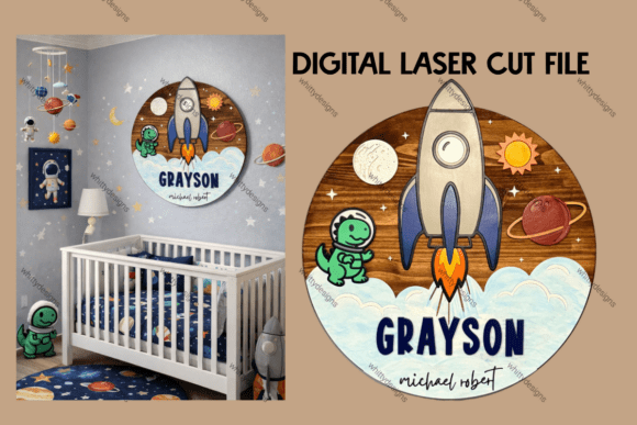 Dinosaur Astronaut Nursery Sign: A Creative Guide