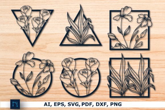 Elevating Interior Design: The Strategic Value of the Flowers Metal Wall Art Laser Cut Bundle