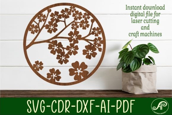 Integrating Cherry Blossom Wall Art Sign SVG Files into Your Digital Fabrication Workflow