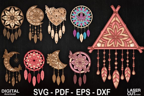 Integrating the Boho Dreamcatcher Laser Cut Bundle into Your Creative Workflow
