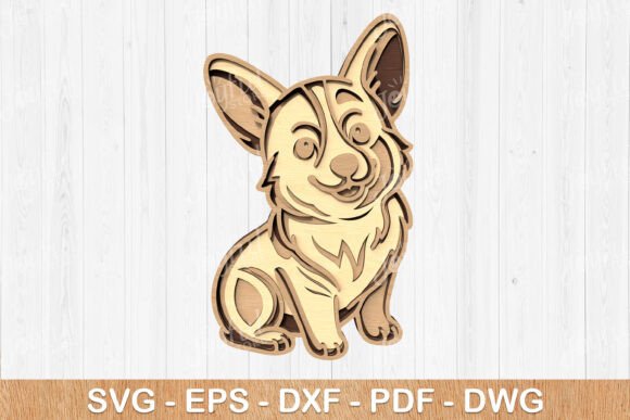 Mastering Digital Craftsmanship with the Layered Corgi Dog SVG Cut