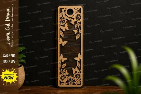 Mastering Precision with Floral Bookmark Ornament Laser Cut SVG Files