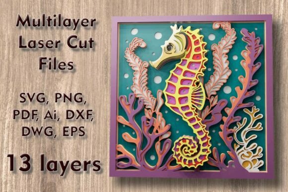 Seahorse 3D Laser Cut Files Guide