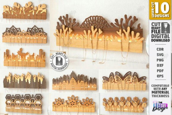 Transform Your Space with a Wall Jewelry Organizer Laser Cut Bundle: A Guide to Modern DIY Storage