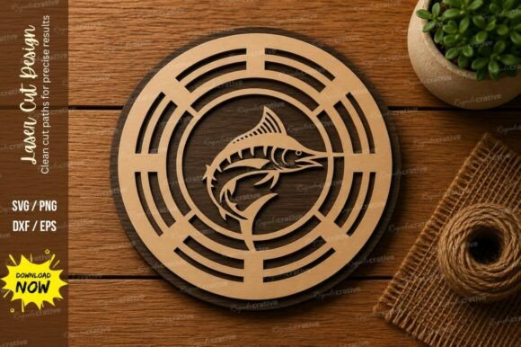 Understanding the Fish Maze Circle SVG Fishing Laser Cut Design for Precision Crafting